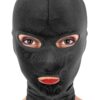 Cagoule BDSM 3 ouvertures - Fetish Tentation