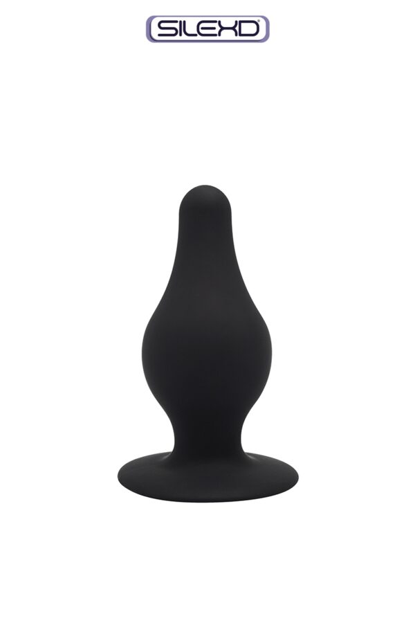 Plug anal The Original Model 2 noir 6,4 cm - SilexD