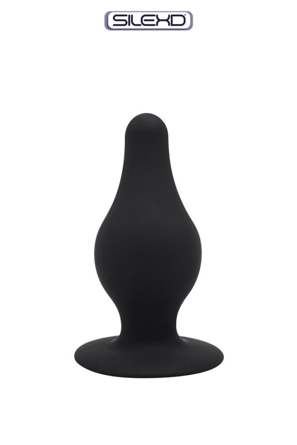 Plug anal The Original Model 2 noir 7,2 cm - SilexD