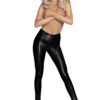 Leggings zippé snake wetlook F274