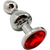 Plug bijou Lollypop rouge L - Wooomy