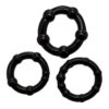 Set 3 Cockrings noir Babooom - Wooomy