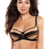 Soutien-gorge tulle noir V-10491 - Axami