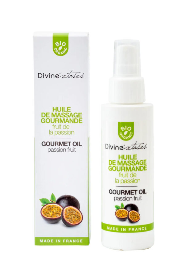 Huile de massage gourmande BIO Fruit de la passion