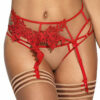 Porte-jarretelles rouge V-8862 - Axami