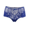 Tanga sexy bleu à laçage – Image 2