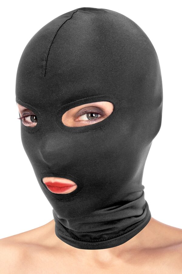 Cagoule BDSM 3 ouvertures - Fetish Tentation – Image 2