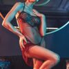 Robe lingerie rouge et noire Fantasme - Anaïs – Image 2