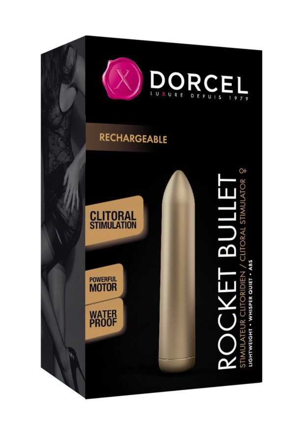 Mini vibro Rocket Bullet doré - Dorcel – Image 2