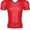 T-shirt wetlook rouge - Regnes – Image 2