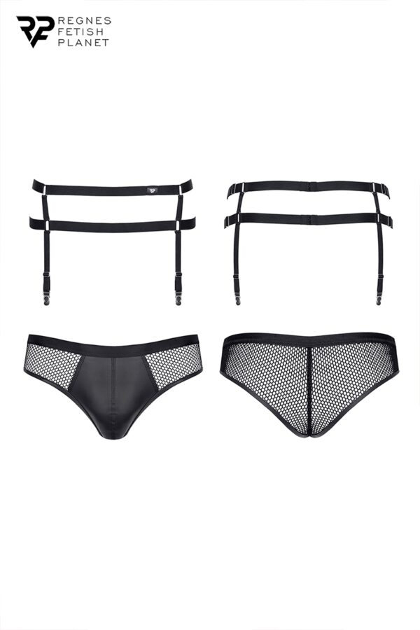 Porte-jarretelles et slip noir - Regnes – Image 2
