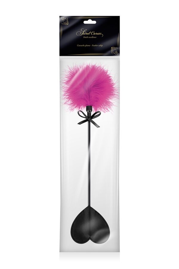 Tapette coeur avec pompon fuchsia - Sweet Caress – Image 2