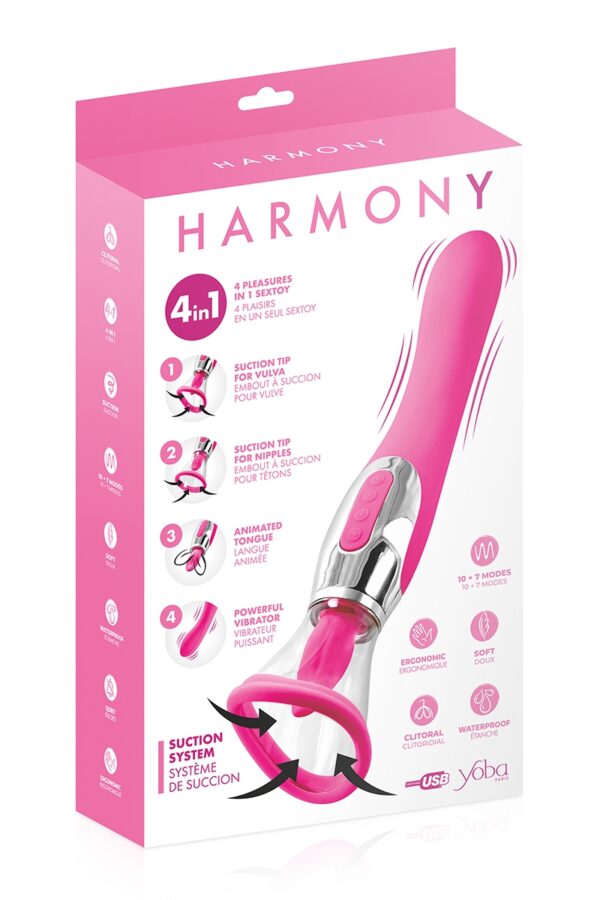 Stimulateur 4 en 1 Harmony fuchsia - Yoba – Image 2