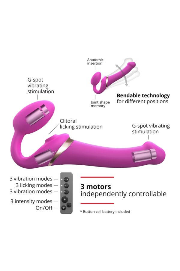 Strap-on-me Multi Orgasm Fuchsia XL – Image 2