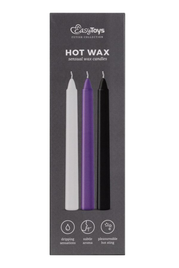 3 Bougies sensuelles Hot Wax – Image 2