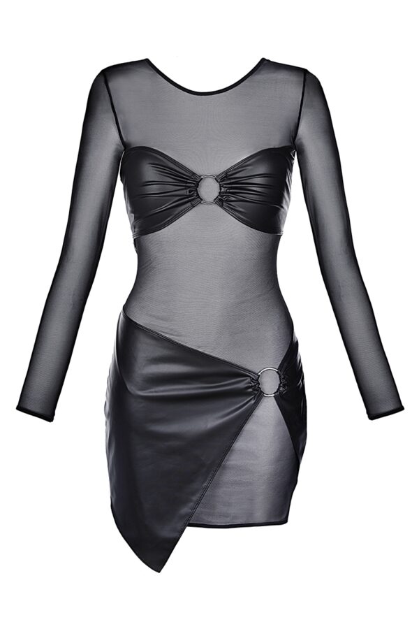 Robe noire V-9219 - Axami – Image 2