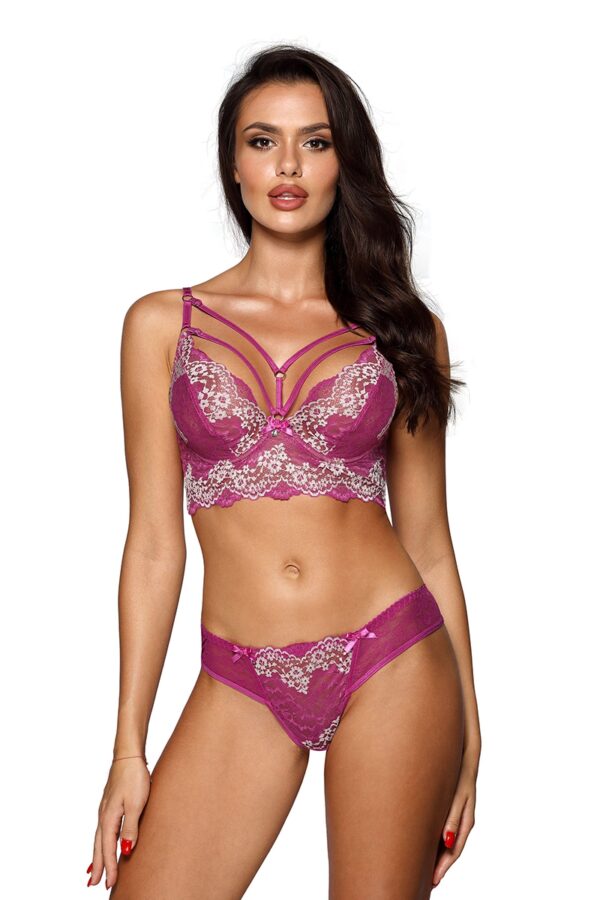 Soutien-gorge fuchsia V-9741 - Axami – Image 2