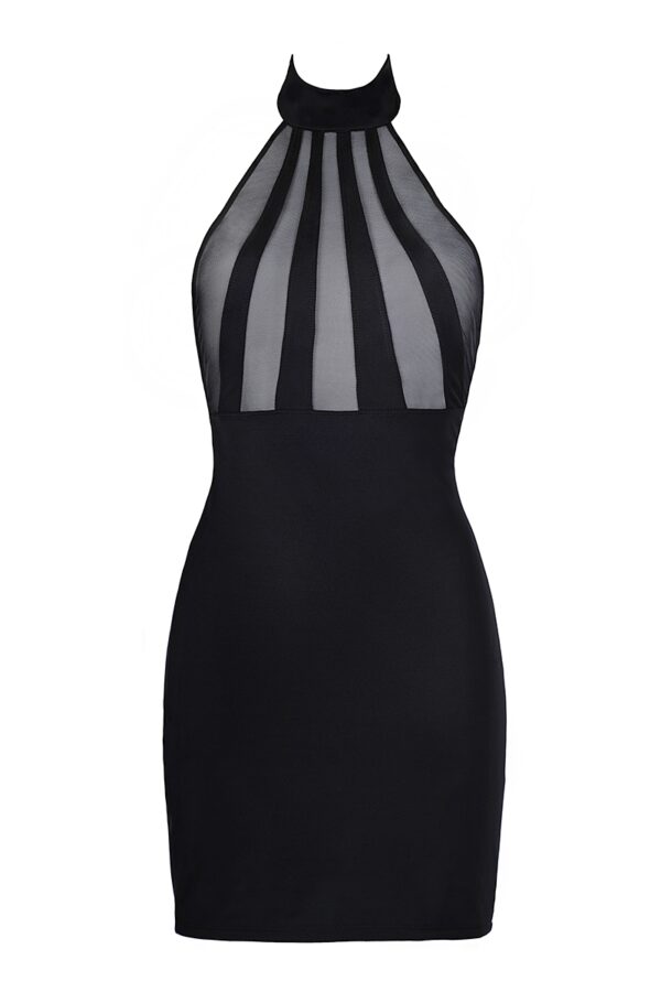 Robe noire V-9149 - Axami – Image 2