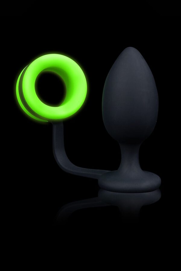 Plug avec cockring phosphorescent - Ouch – Image 2