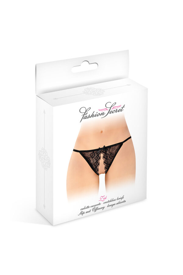 Culotte ouverte Zoé noire - Fashion Secret – Image 2