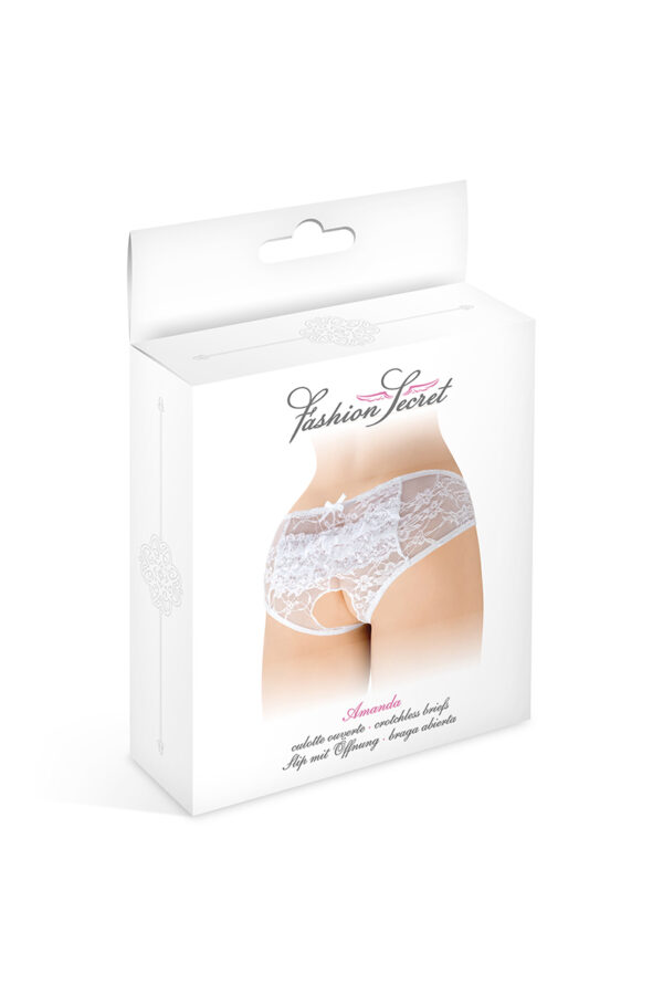 Culotte ouverte blanche Amanda - Fashion Secret – Image 2