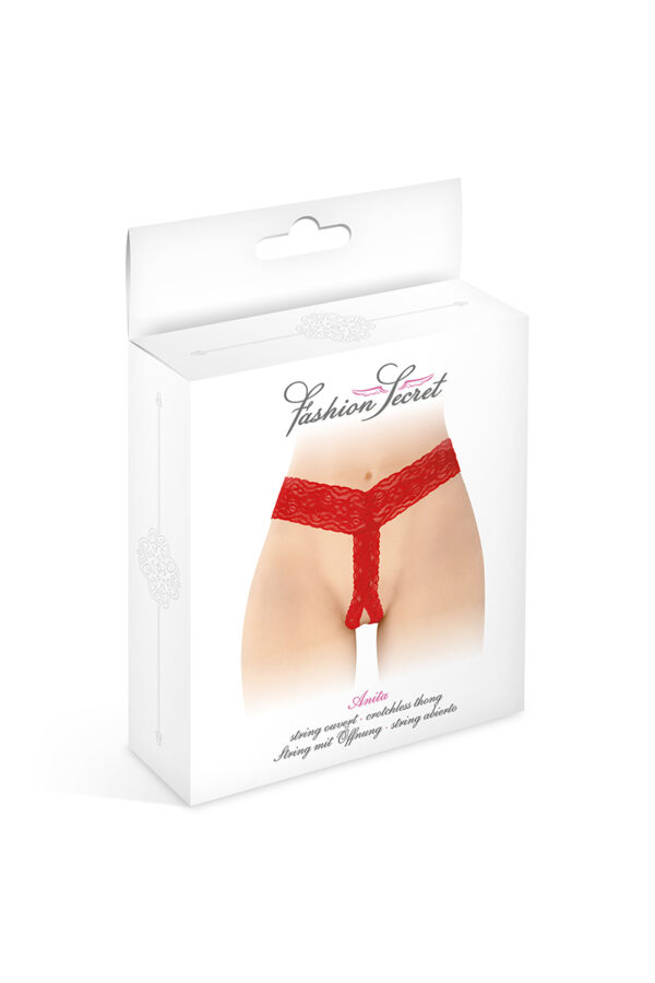 String ouvert Anita rouge - Fashion Secret – Image 2
