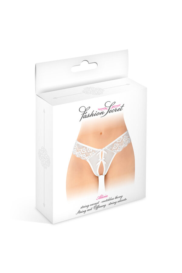 String ouvert Alicia blanc - Fashion Secret – Image 2