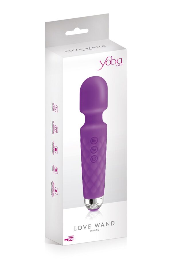 Vibro Love Wand rechargeable violet - Yoba – Image 2