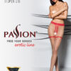 Collants ouverts TI019 20 deniers - rouge – Image 2