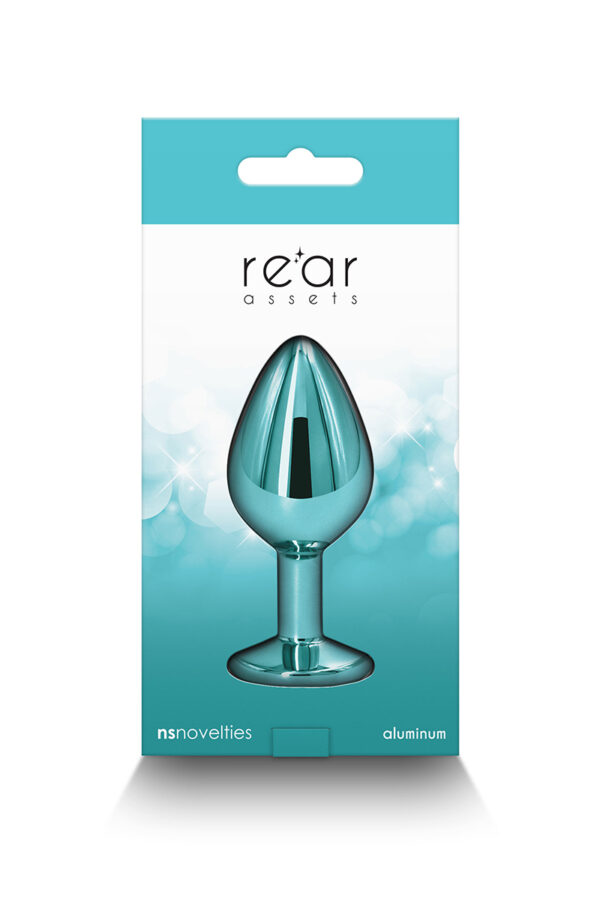 Plug bijou aluminium chromé vert M – Image 2