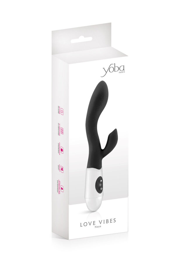 Vibromasseur Rabbit Naya noir - Yoba – Image 2