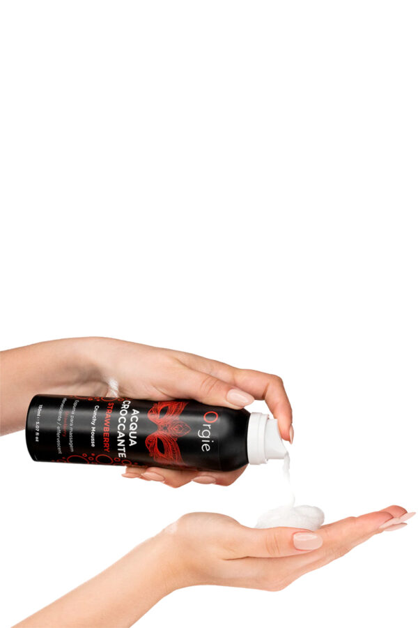 Mousse de massage effervescente Fraise 150ml – Image 2