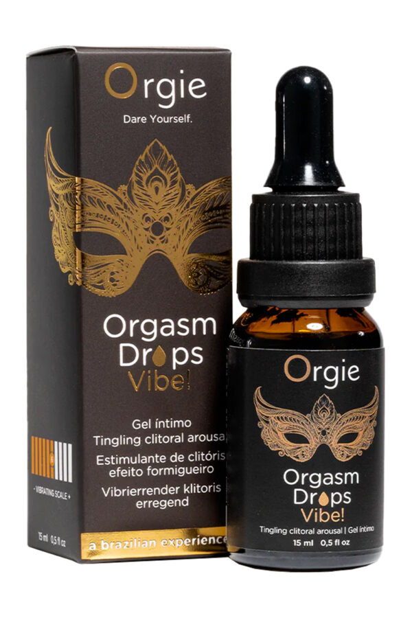 Gel d'excitation du Clitoris Orgasm Drops Vibe 15ml – Image 2