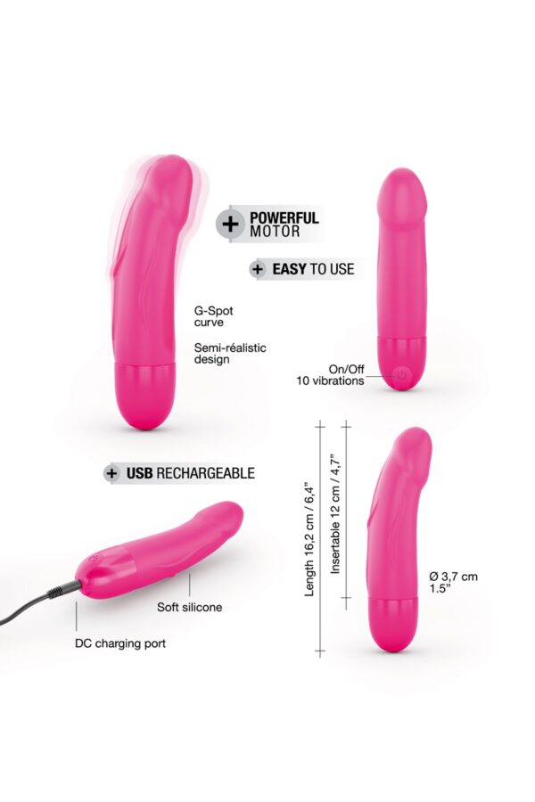 Vibro rechargeable Real Vibration rose S 2.0 - Dorcel – Image 3