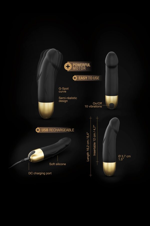 Vibro rechargeable Real Vibration gold S 2.0 - Dorcel – Image 3