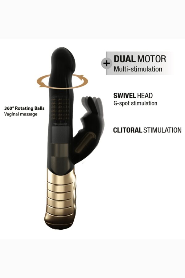 Vibro rechargeable Baby Rabbit noir 2.0 - Dorcel – Image 3
