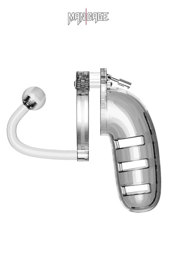 Cage de chasteté 14cm avec plug - ManCage 12 – Image 3