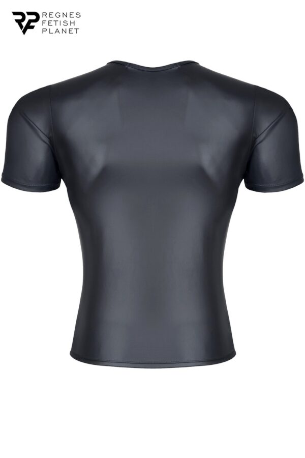 T-shirt wetlook noir - Regnes – Image 3