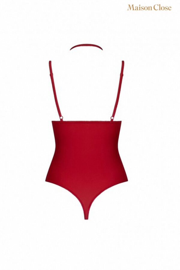 Body string seins nus rouge Le petit secret – Image 3
