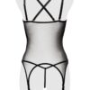 Guépière tulle avec décolleté dentelle - Grey Velvet – Image 3