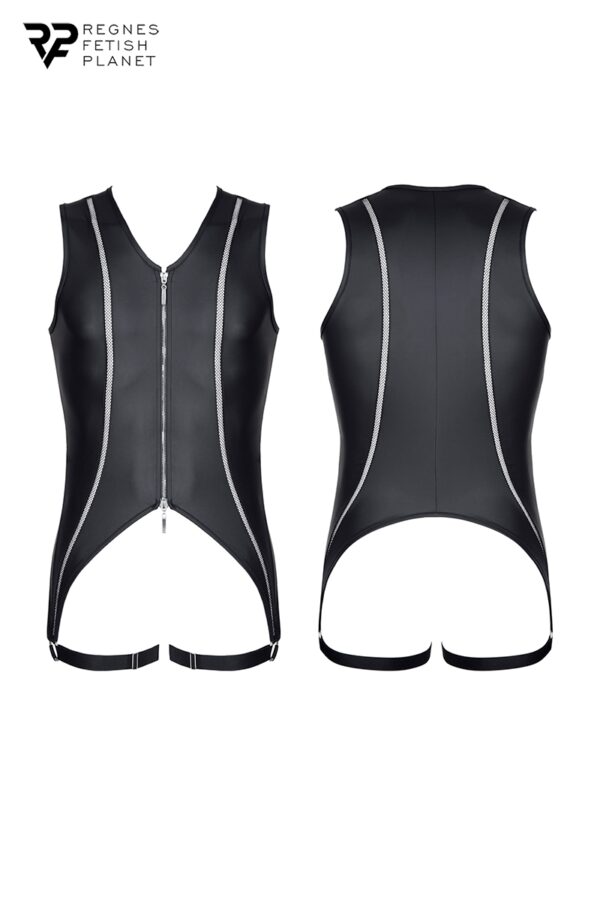 Body ouvert à zip - Regnes – Image 3