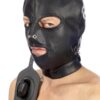 Cagoule BDSM simili cuir avec baillon amovible - Fetish Tentation – Image 3