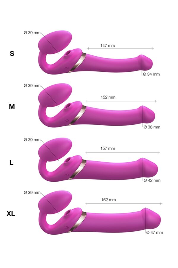 Strap-on-me Multi Orgasm Fuchsia XL – Image 3