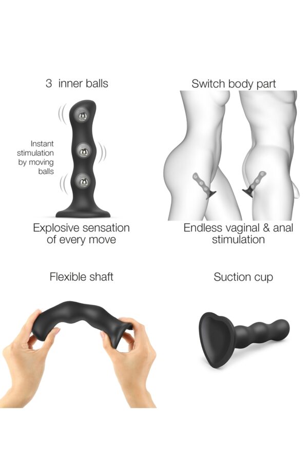 Geisha Dildo XL Noir - Strap-On-Me – Image 3