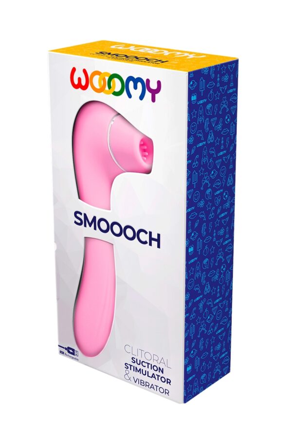 Stimulateur clitoridien Smooch rose - Wooomy – Image 3