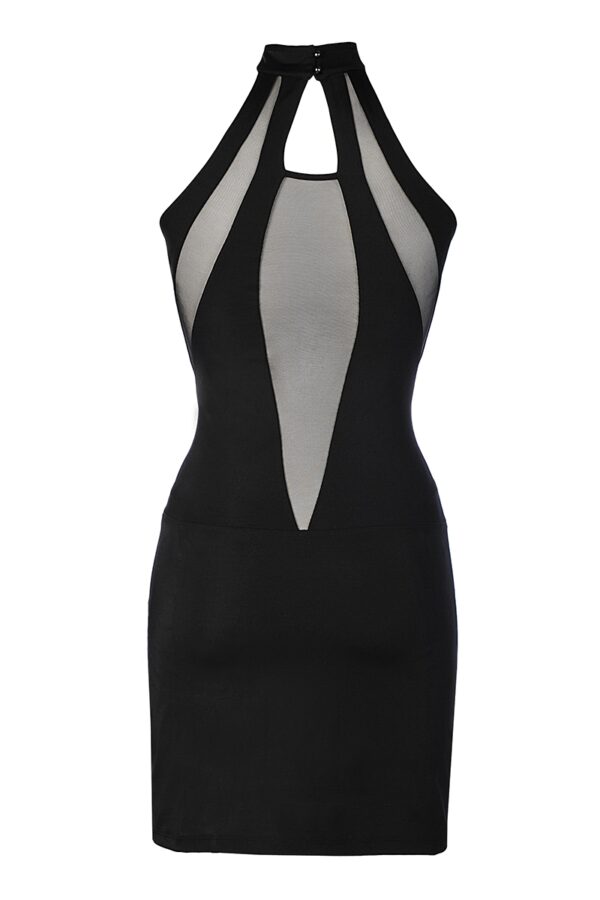 Robe noire V-9269 - Axami – Image 3