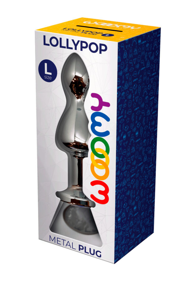 Plug bijou Lollypop transparent L - Wooomy – Image 3