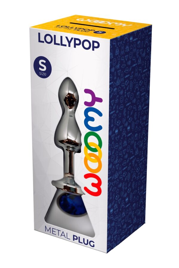Plug bijou Lollypop bleu S - Wooomy – Image 3