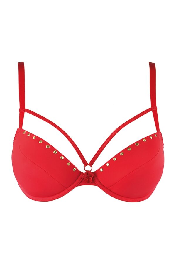 Soutien-gorge push-up rouge V-10351 - Axami – Image 3
