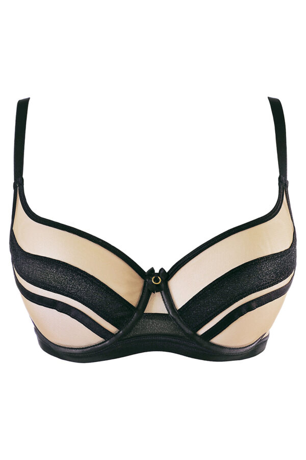 Soutien-gorge tulle noir V-10491 - Axami – Image 3